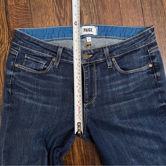 PAIGE Low Rise Straight Leg Jean Sz 29-30 - Picture 8 of 9